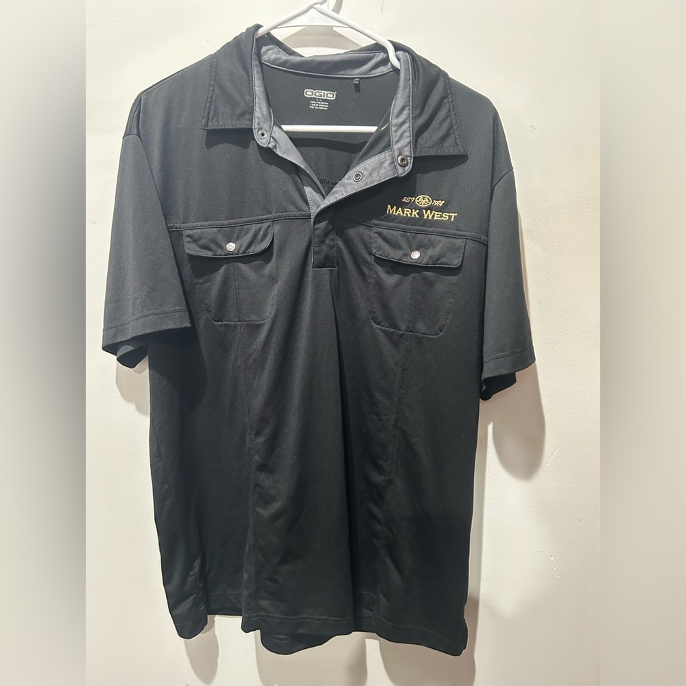 OGIO Men’s Mark West Wine Embroidered Polo